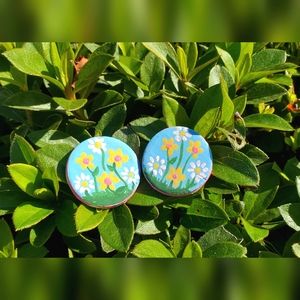 💐Handmade Clay Earrings 🌼